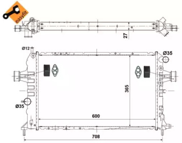 Теплообменник (WILMINK GROUP: WG1723304)