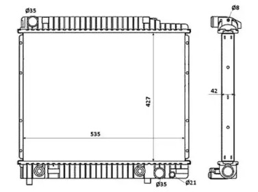 Теплообменник (WILMINK GROUP: WG1723308)