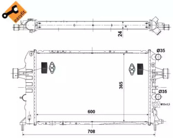 Теплообменник (WILMINK GROUP: WG1723315)