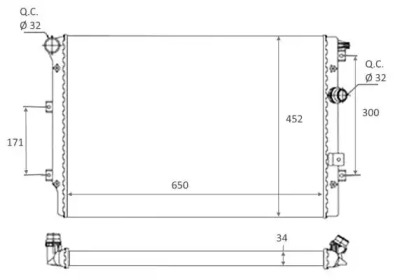 Теплообменник (WILMINK GROUP: WG1723414)