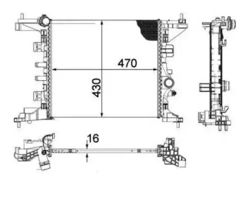 Теплообменник (WILMINK GROUP: WG1723428)