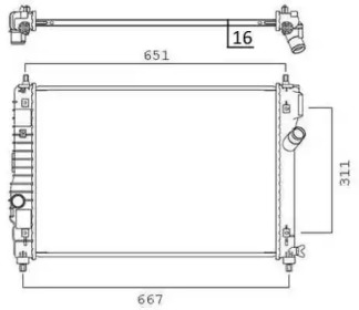 Теплообменник (WILMINK GROUP: WG1723452)