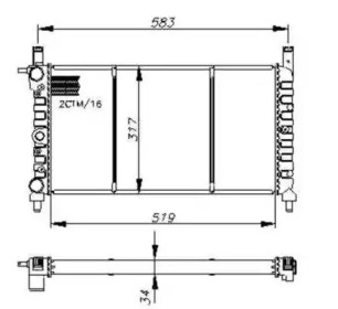 Теплообменник (WILMINK GROUP: WG1723507)