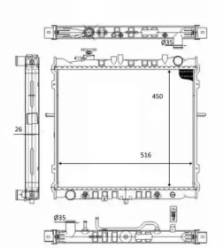 Теплообменник (WILMINK GROUP: WG1723603)