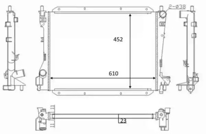 Теплообменник (WILMINK GROUP: WG1723604)