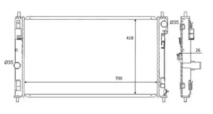 Теплообменник (WILMINK GROUP: WG1723628)