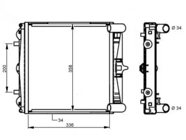 Теплообменник (WILMINK GROUP: WG1723653)