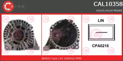 Генератор (CASCO: CAL10358AS)
