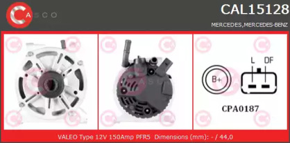 Генератор (CASCO: CAL15128AS)