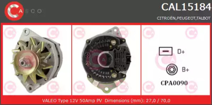 Генератор (CASCO: CAL15184RS)