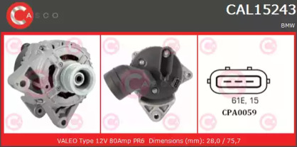 Генератор (CASCO: CAL15243AS)