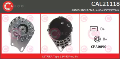 Генератор (CASCO: CAL21118GS)