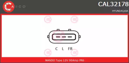 Генератор (CASCO: CAL32178GS)