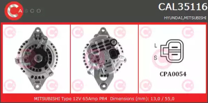 Генератор (CASCO: CAL35116AS)