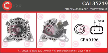 Генератор (CASCO: CAL35219AS)