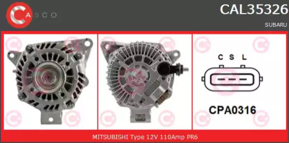 Генератор (CASCO: CAL35326GS)