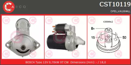 Стартер (CASCO: CST10119RS)