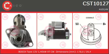 Стартер (CASCO: CST10127AS)