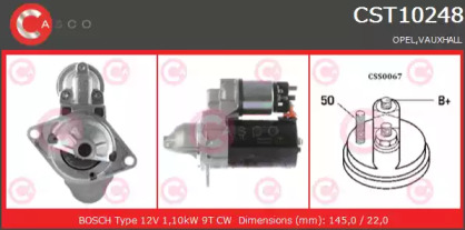 Стартер (CASCO: CST10248AS)