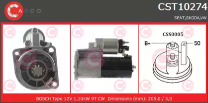 Стартер (CASCO: CST10274AS)