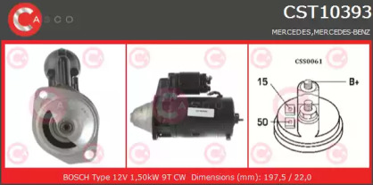 Стартер (CASCO: CST10393RS)