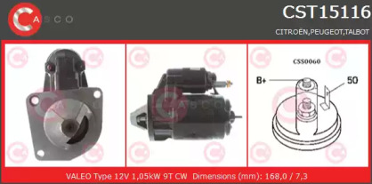 Стартер (CASCO: CST15116RS)