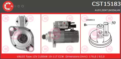 Стартер (CASCO: CST15183AS)