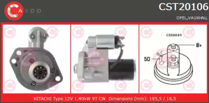 Стартер (CASCO: CST20106AS)