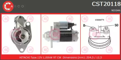 Стартер (CASCO: CST20118AS)