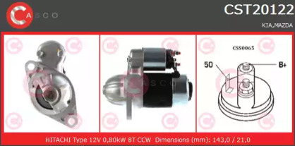 Стартер (CASCO: CST20122AS)