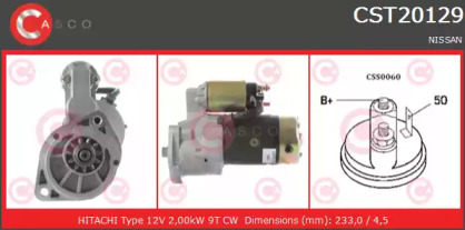 Стартер (CASCO: CST20129AS)