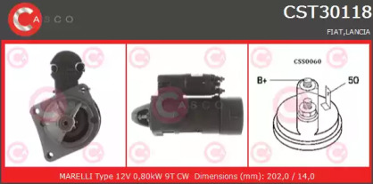 Стартер (CASCO: CST30118RS)