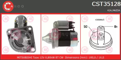 Стартер (CASCO: CST35128AS)
