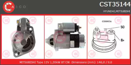Стартер (CASCO: CST35144AS)
