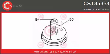 Стартер (CASCO: CST35334GS)