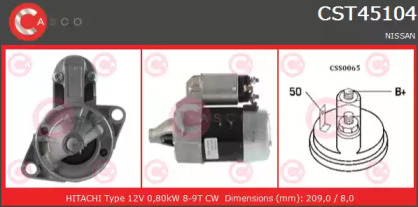 Стартер (CASCO: CST45104AS)