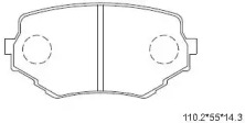 Комплект тормозных колодок (ASIMCO: KD3711)