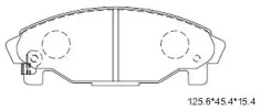 Комплект тормозных колодок (ASIMCO: KD3714)