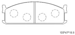 Комплект тормозных колодок (ASIMCO: KD4673)