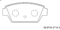 Комплект тормозных колодок (ASIMCO: KD4710)