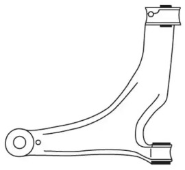 Рычаг независимой подвески колеса (FRAP: 2479)