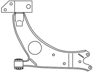Рычаг независимой подвески колеса (FRAP: 2605)