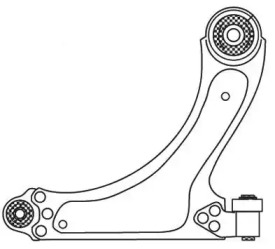 Рычаг независимой подвески колеса (FRAP: 2742)