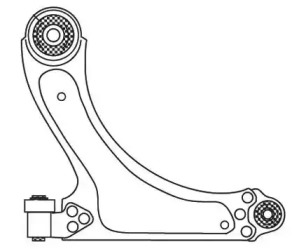 Рычаг независимой подвески колеса (FRAP: 2743)