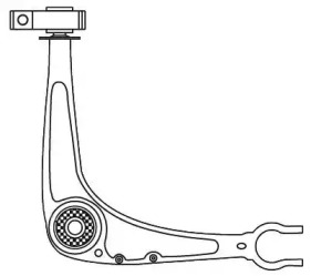 Рычаг независимой подвески колеса (FRAP: 3053)