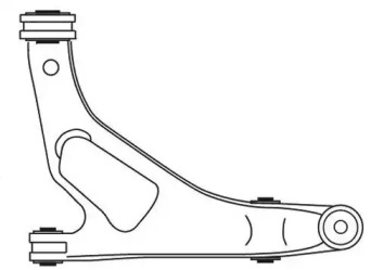 Рычаг независимой подвески колеса (FRAP: 3064)