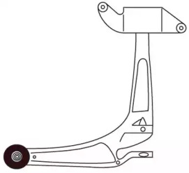 Рычаг независимой подвески колеса (FRAP: 3295)