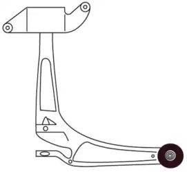 Рычаг независимой подвески колеса (FRAP: 3296)