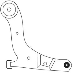 Рычаг независимой подвески колеса (FRAP: 3323)