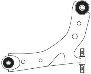 Рычаг независимой подвески колеса (FRAP: 3486)